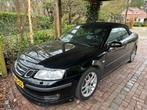 Saab 9-3 2.0 Turbo Aero Cabrio 2004 Zwart, Auto's, Saab, Voorwielaandrijving, 1998 cc, 4 cilinders, Cabriolet