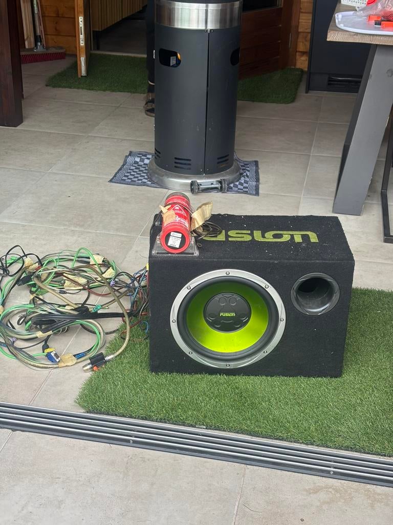 Subwoofer van Fusion, Auto diversen, Autospeakers, Ophalen, Gebruikt