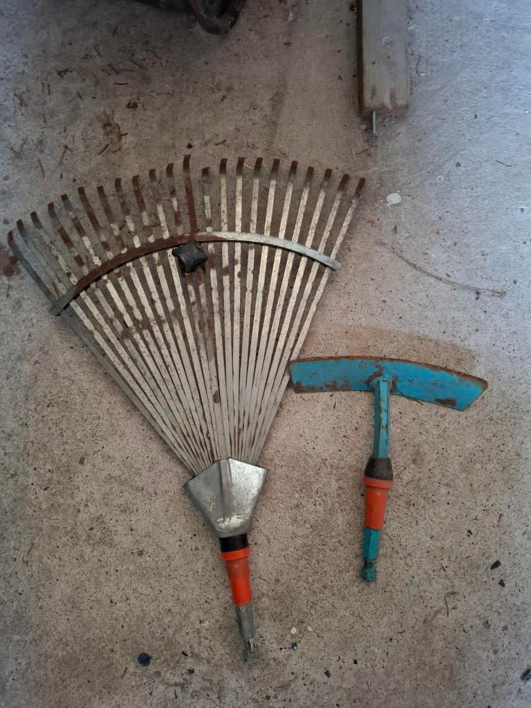 Tuin Hark en Schoffel Set - Gebruikt, Ophalen of Verzenden, Gebruikt, Hark