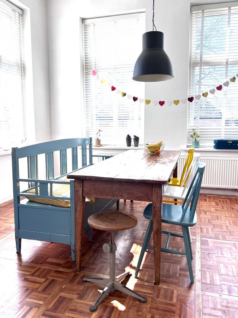 Antieke Franse boeren eettafel, Ophalen