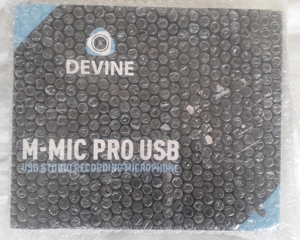 Devine M-mic Pro usb studiomicrofoon. NIEUW IN verpakking., Muziek en Instrumenten, Microfoons, Ophalen of Verzenden, Nieuw, Studiomicrofoon