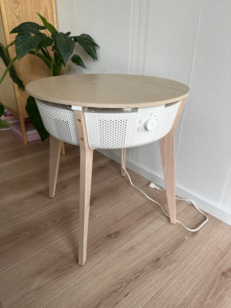 Ikea starkvind luchtreiniger met houten blad en filters, Ophalen, Gebruikt, Luchtreiniger