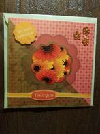 Kaartje beterschap zonnebloemen, Ophalen of Verzenden, Nieuw, Overige thema's