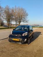 Kia Picanto 2015 - netjes onderhouden - NAP - nieuwe apk, Voorwielaandrijving, Stof, Zwart, 400 kg