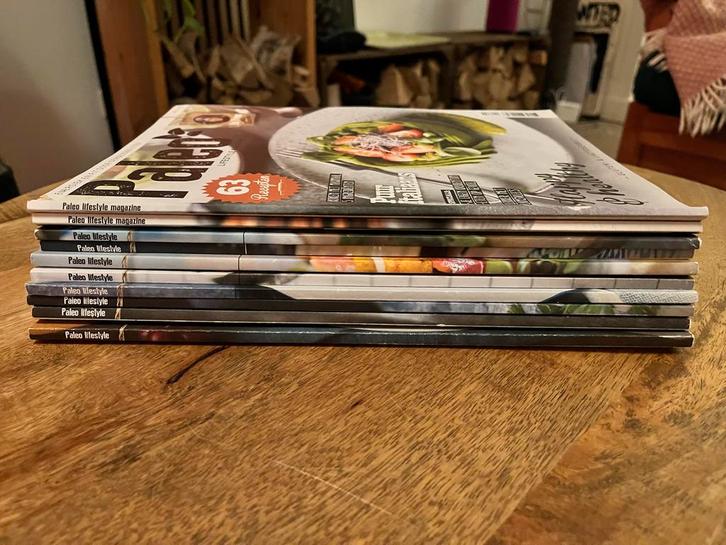 Paleo Lifestyle magazine - 10 diverse jaargangen, Boeken, Tijdschriften en Kranten, Gelezen, Overige typen, Ophalen of Verzenden