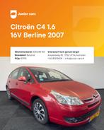 Citroën C4 1.6 16V Berline 2007 Rood, Auto's, Voorwielaandrijving, 4 cilinders, 108 pk, 1587 cc