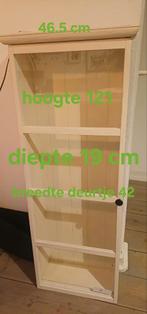 Vitrinekastje opknappertje - ideaal voor verzamelaars, Ophalen, Minder dan 50 cm, Glas, 100 tot 150 cm