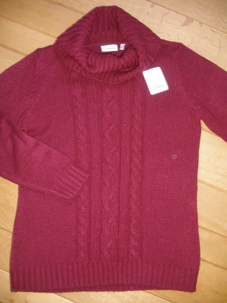 CANDA kol trui aubergine paars maat L - nieuw -, Maat 38/40 (M), Paars, Nieuw, Ophalen of Verzenden