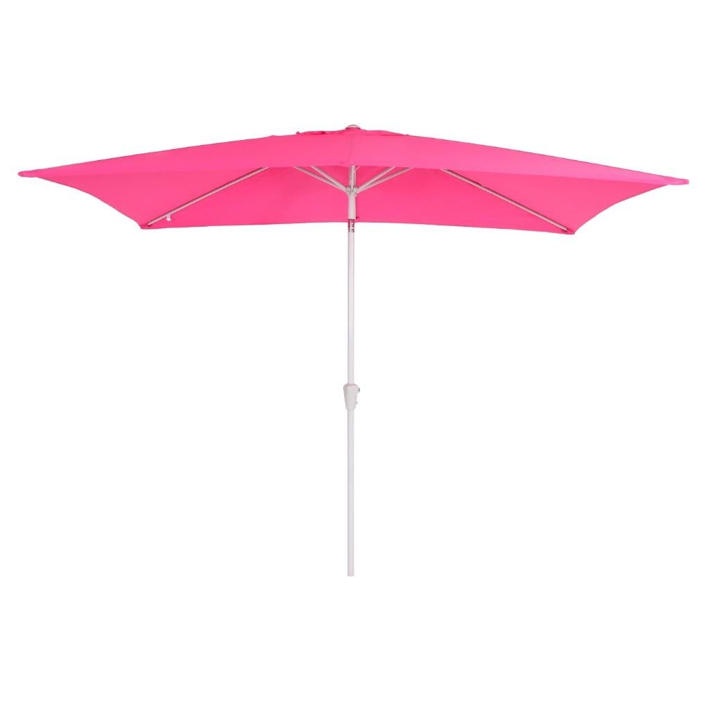2x parasol incl. voet, Tuin en Terras, Parasols, Ophalen, Zo goed als nieuw, 2 tot 3 meter, Zweefparasol