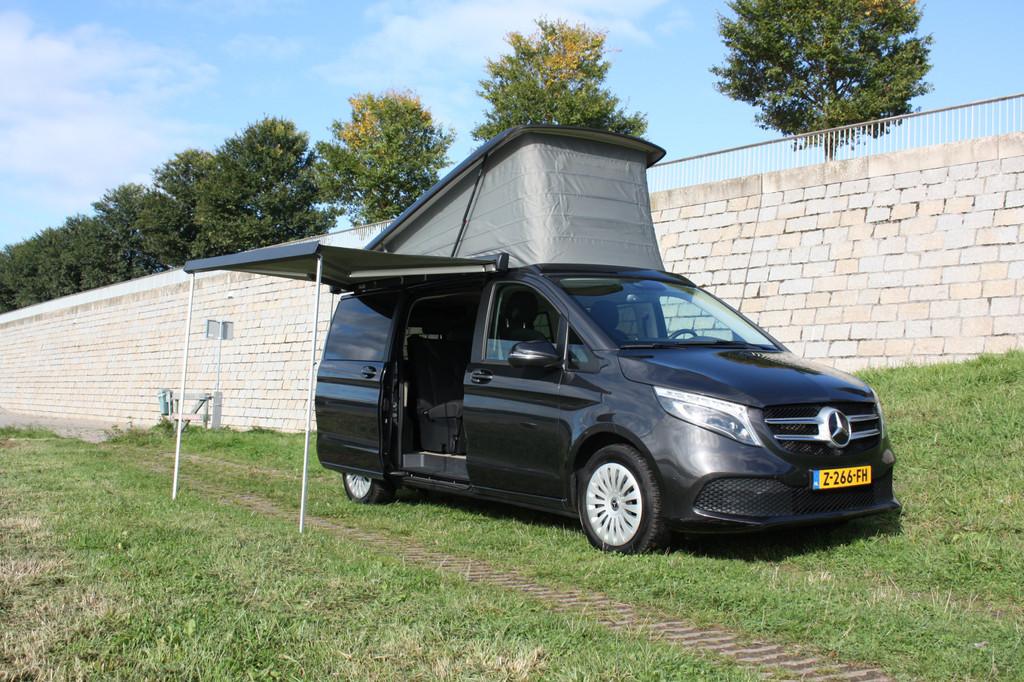 Mercedes-Benz Vito Marco Polo Camper | Trekhaak afneembaar |, Gebruikt, Zwart, Met garantie (alle), 4 stoelen