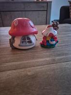 Smurfen huisjes, Ophalen of Verzenden, Gebruikt