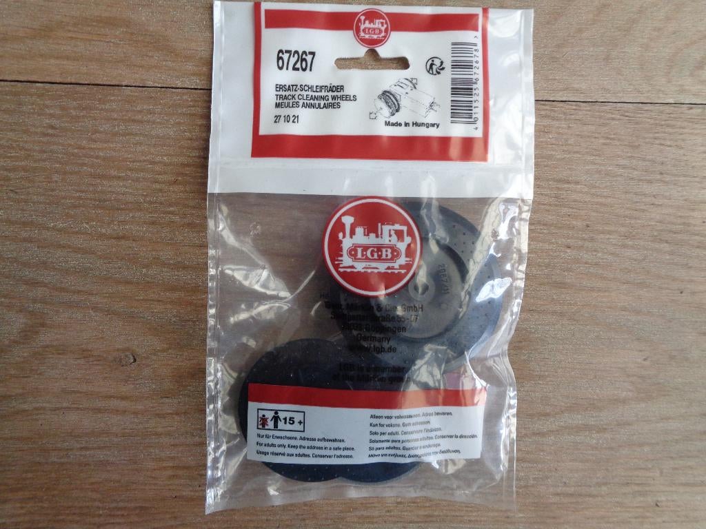 LGB 67267 - Nieuwe set poetswielen voor lok 2067(0), Nieuw, Ophalen of Verzenden, LGB, Gelijkstroom