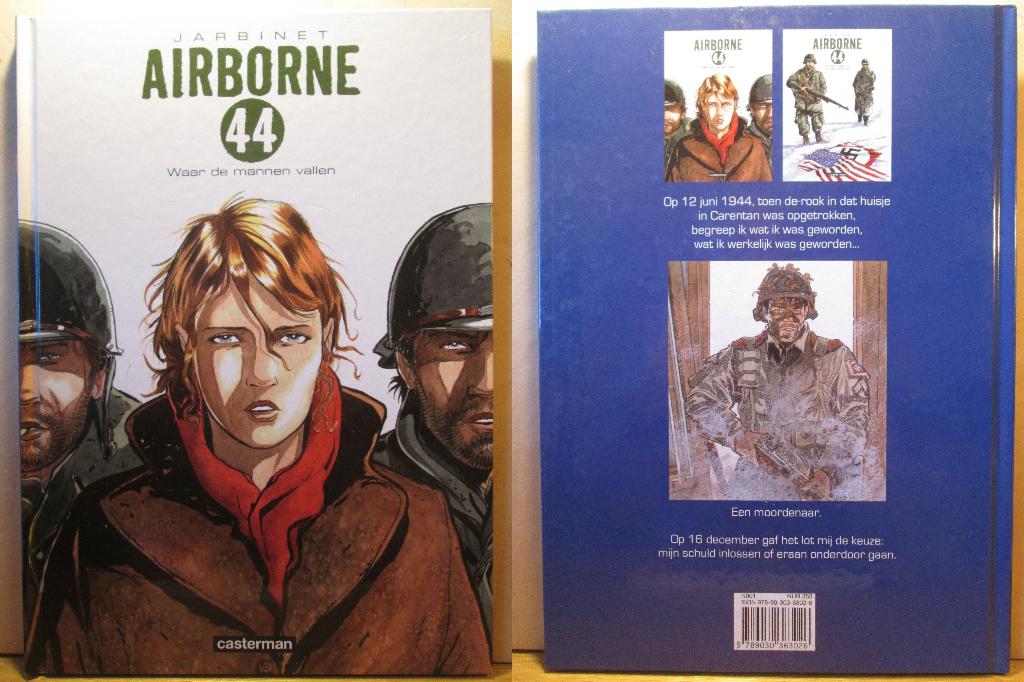 Airborne 44 1 - Waar de mannen vallen (HC), Boeken, Eén stripboek, Ophalen of Verzenden, Zo goed als nieuw, Philippe Jarbinet