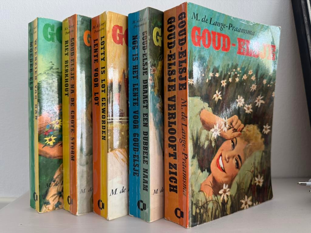 Complete serie Goud-Elsje / Max de Lange-Praamsma, Boeken, Verzenden, Gelezen, Fictie