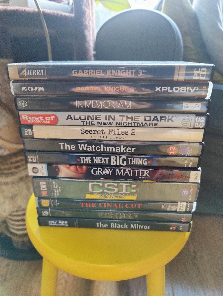 Adventure games - pc - 20x, Avontuur en Actie, 1 speler, Ophalen of Verzenden, Zo goed als nieuw