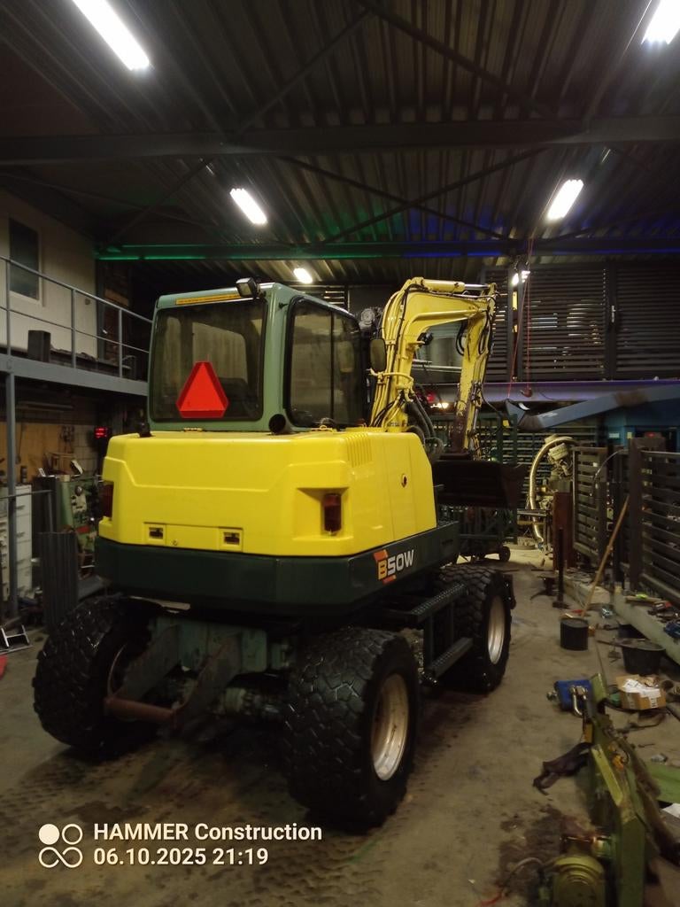 Yanmar mobiele kraan B50W marge machine, Ophalen, Graafmachine