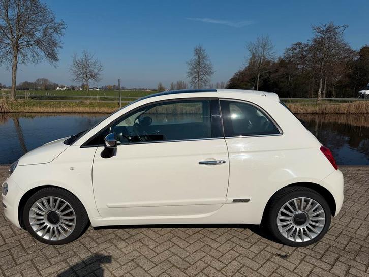 Fiat 500 | Twinair Turbo 80pk|Dualogic | 2017 Wit 74.119 km, Auto's, Fiat, Particulier, Benzine, A, Hatchback, Automaat, Origineel Nederlands