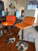 2x Retro Space Age barkruk, Huis en Inrichting, 2 krukken, Ophalen, Zo goed als nieuw, 60 tot 90 cm