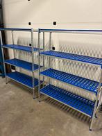 Te koop 2 stuks hendi aluminium koelcel legbord stelling, Huis en Inrichting, Ophalen of Verzenden, Zo goed als nieuw