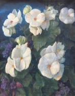 Jan Visser van Haarlem (1879-1961) -  Begonia’s - 1959, Antiek en Kunst, Ophalen of Verzenden