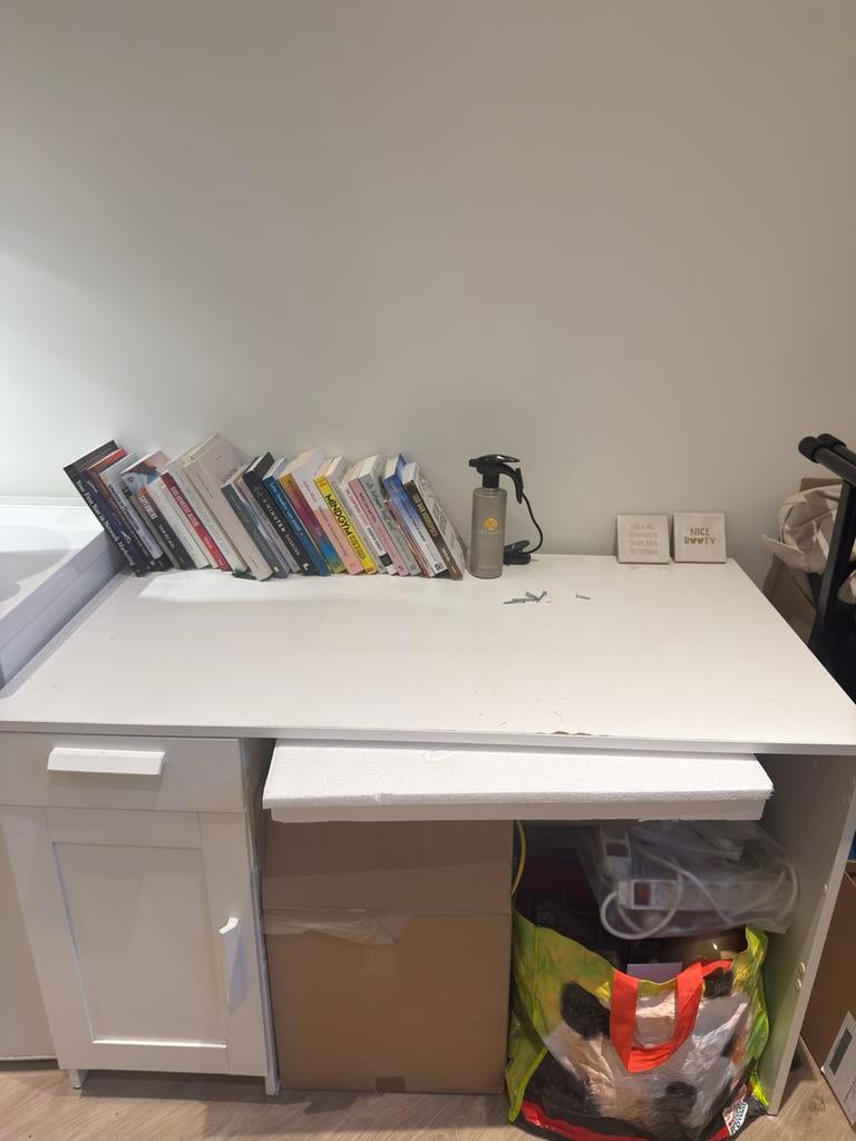 Ikea bureau, Huis en Inrichting, Bureaus, Ophalen, Gebruikt, Spaanplaat of MDF, IKEA