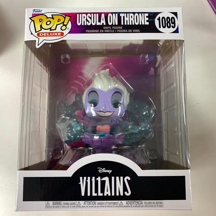 Funko Pop! Disney Villains: Ursula on Throne (6 inch) #1089, Verzamelen, Poppetjes en Figuurtjes, Nieuw, Ophalen of Verzenden
