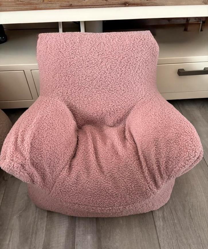 Petite Amelie kinder fauteuil teddy oud roze, Kinderen en Baby's, Kinderkamer | Overige Meubels, Zo goed als nieuw, Stoel, Ophalen