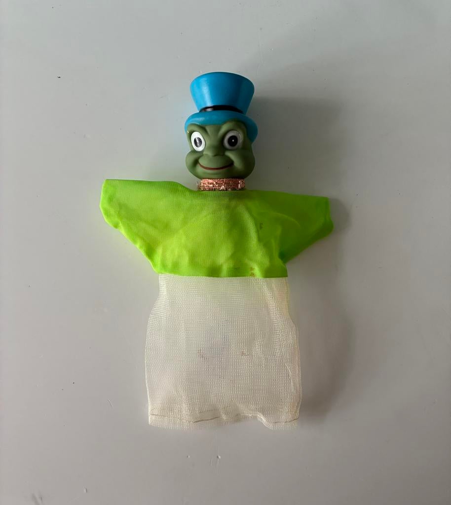 Vintage Japie Krekel handpop, Gebruikt, Beeldje of Figuurtje, Ophalen of Verzenden, Nvt