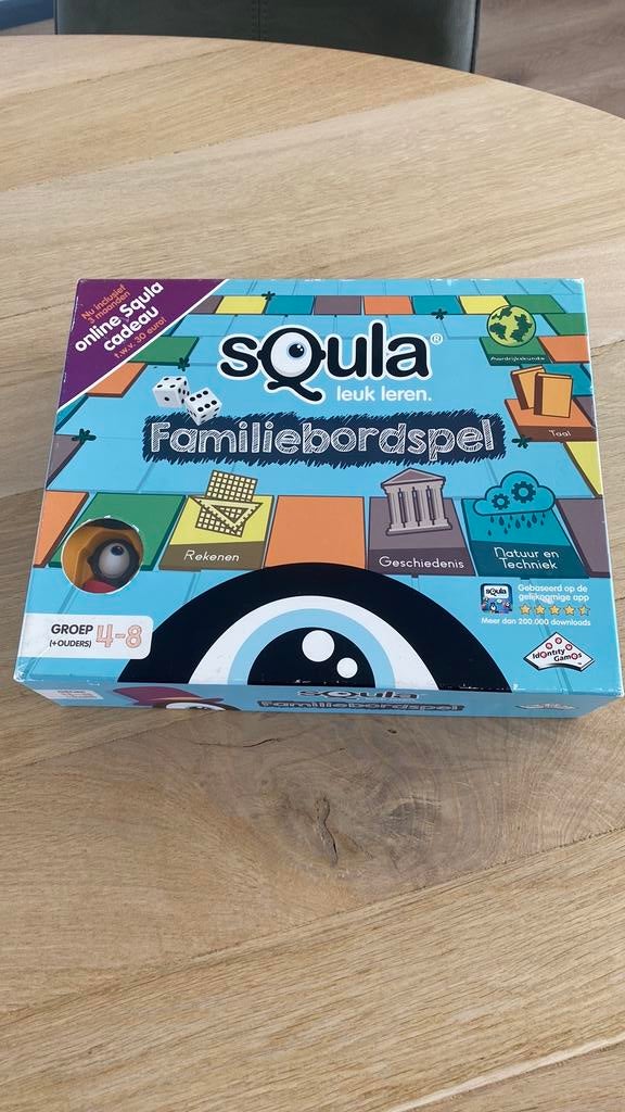 Squla borsdspel, Hobby en Vrije tijd, Gezelschapsspellen | Kaartspellen, Een of twee spelers, Ophalen of Verzenden, Gebruikt