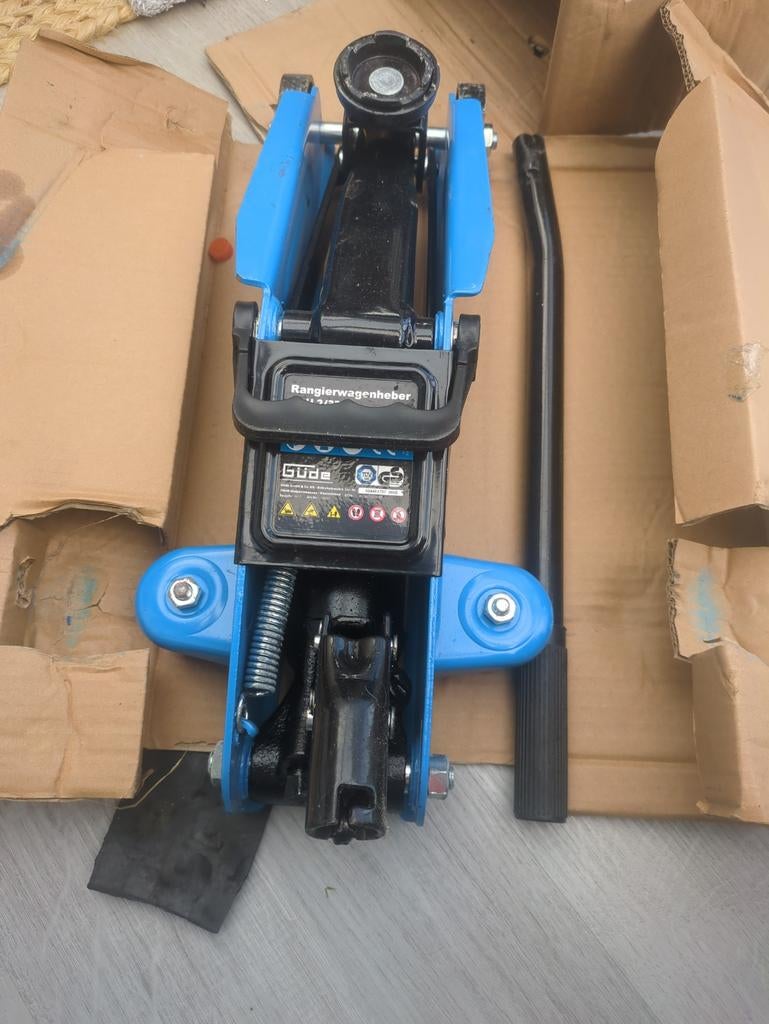 Hydraulische krik, Ophalen, Zo goed als nieuw, Hydraulisch, Garagekrik