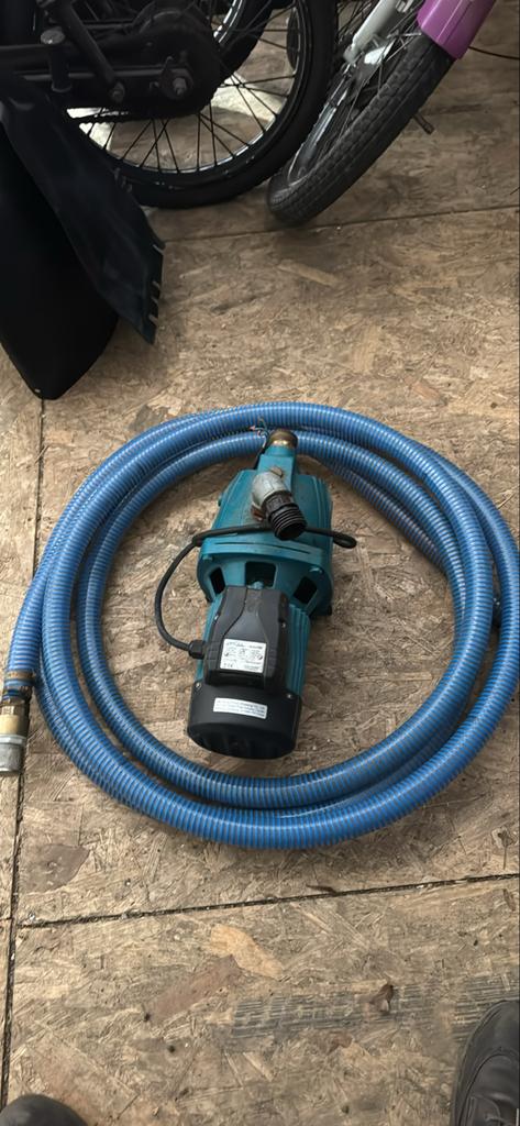 Leo grondwaterpomp AJM75E - Krachtige waterpomp, Tuin en Terras, Waterpompen, Ophalen of Verzenden, Gebruikt, Elektrisch, Bronpomp