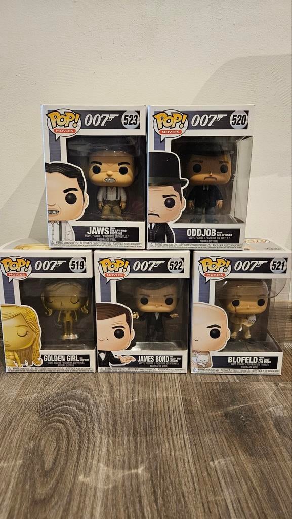 Funko Pop James Bond Collectie, Ophalen of Verzenden, Nieuw