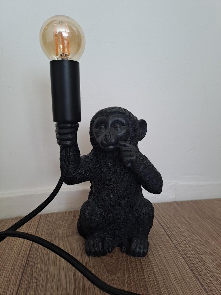 Zwart lampje aap, Ophalen, Zo goed als nieuw, Minder dan 50 cm