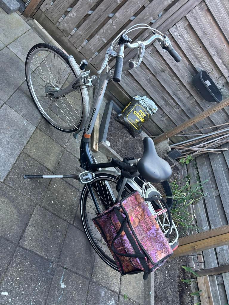 Gazelle damesfiets met lage instap en versnellingen, Ophalen, Velgrem, Gazelle, 53 tot 56 cm
