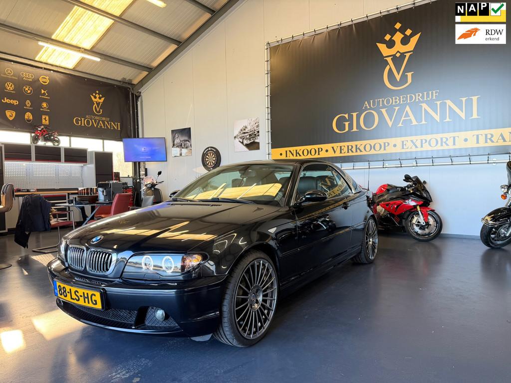 BMW 3-serie Cabrio 320Ci Executive inruil mogelijk, Achterwielaandrijving, Cabriolet, 4 stoelen, Zwart
