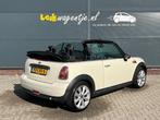 Mini Mini Cabrio 1.6 One Anniversary *leder *topstaat *stunt, Voorwielaandrijving, Euro 5, Gebruikt, Zwart