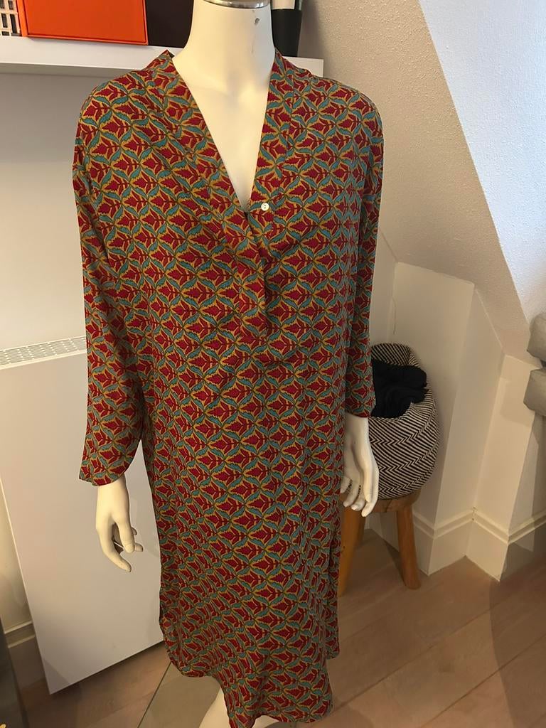 Nieuwe jurk kimono van sissel edelbo os, Verzenden, Zo goed als nieuw, Maat 38/40 (M), Onder de knie