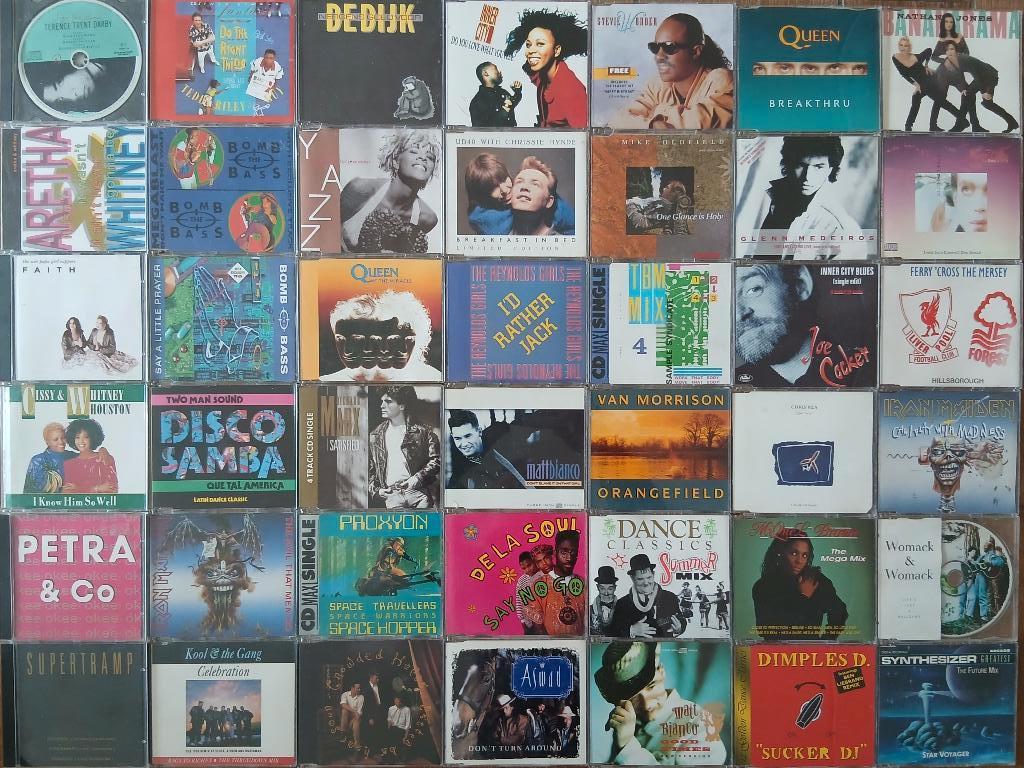 Partij CD Maxisingles / 3 Inch Top 40 Jaren 80 , los te koop, Verzenden, Maxi-single, Zo goed als nieuw, Pop