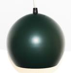 Space age hanglamp HALA "Dot" donkergroen Dutch design retro, Gebruikt, Space age modern Dutch design, Ophalen of Verzenden, Metaal