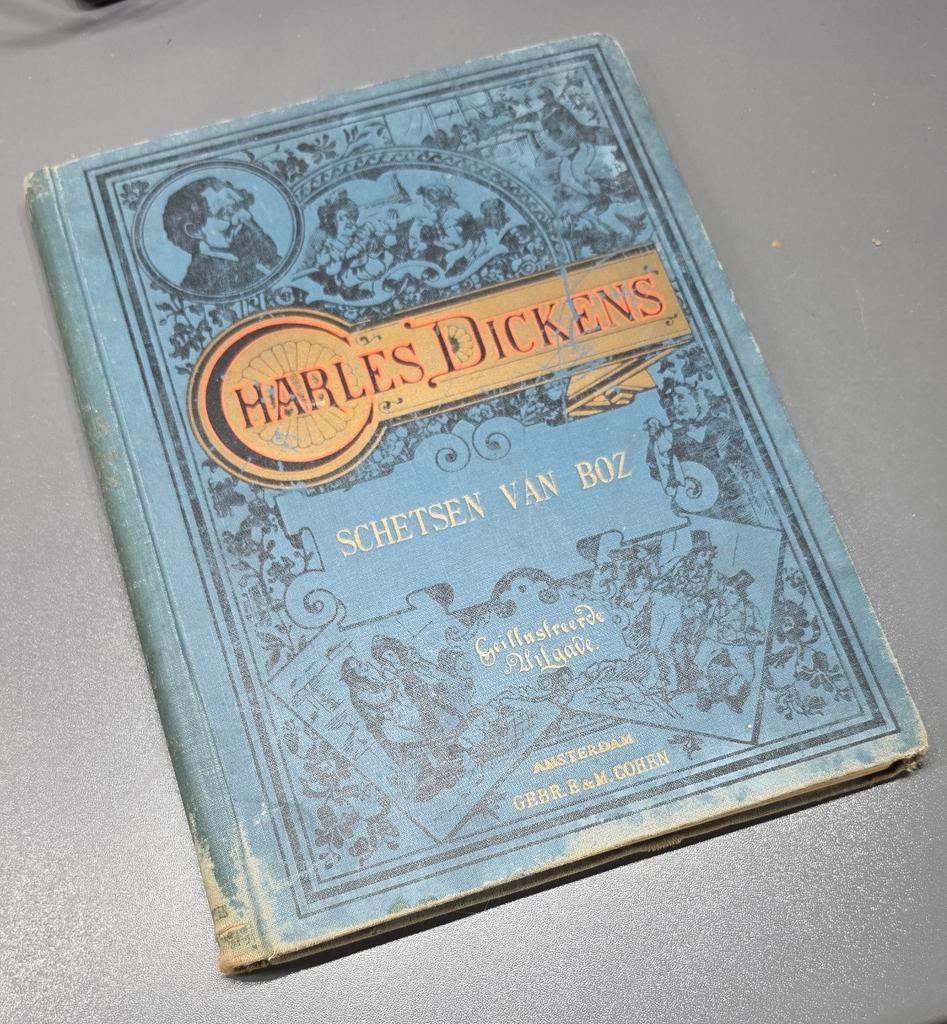 Charles Dickens - Schetsen van Boz - Geïllustreerde Uitgave, Ophalen of Verzenden, Gelezen, Charles Dickens, Nederland