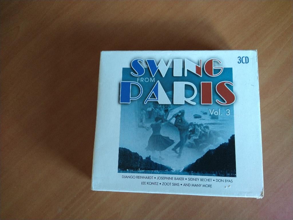 3-CD-Box Swing From Paris Vol. 3. Django Reinhardt ea., Ophalen of Verzenden, 1980 tot heden, Zo goed als nieuw, Jazz