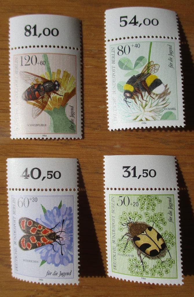 Berlijn, serie Bestuivende insecten, 1984, Verzenden, Postfris, Dier of Natuur