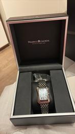 Maurice lacroix  Dameshorloge, Leer, Staal, Polshorloge, Zo goed als nieuw