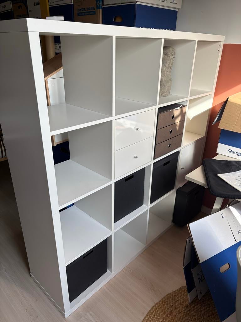 IKEA Vakkenkast met lades en deurtje, Ophalen, Overige materialen, Gebruikt, 100 tot 150 cm