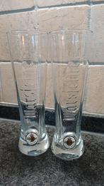 2 mooie Warsteiner bierglazen, Ophalen of Verzenden, Zo goed als nieuw, Glas of Glazen, Overige merken