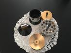 Vintage Rokerset Jaren '60 - Chroom en Goudkleurig, Ophalen of Verzenden, Gebruikt, Asbak