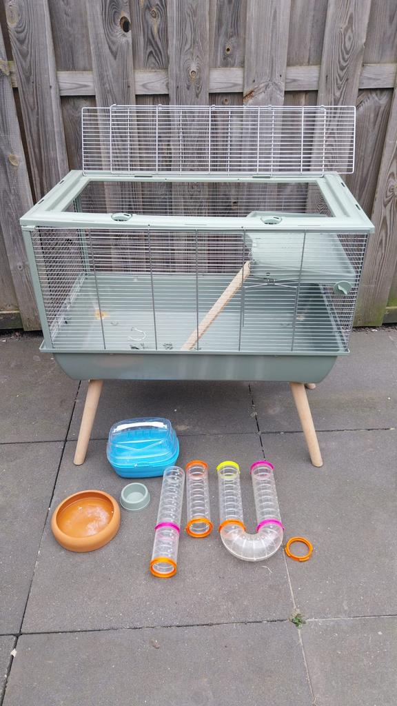 Zolux Neolife 80 dwerghamster kooi, Ophalen, 110 cm of meer, Zo goed als nieuw, 90 cm of meer