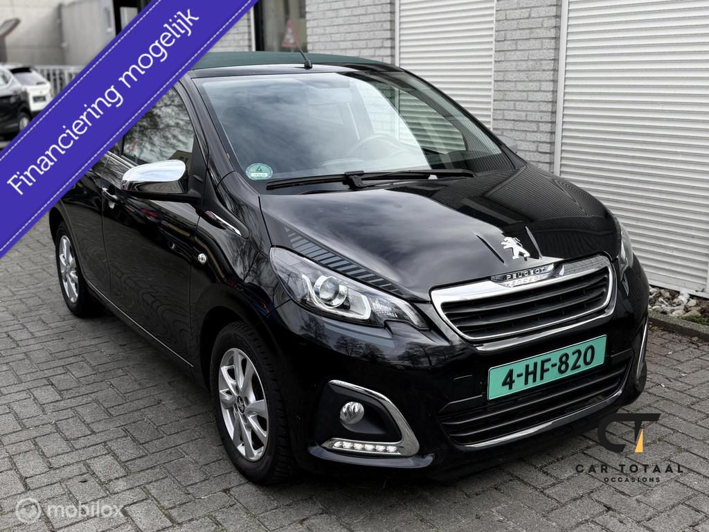 Peugeot 108 1.0 e-VTi|CABRIO|AIRCO|APK|, Auto's, Peugeot, Voorwielaandrijving, Bluetooth, Gebruikt, 4 stoelen