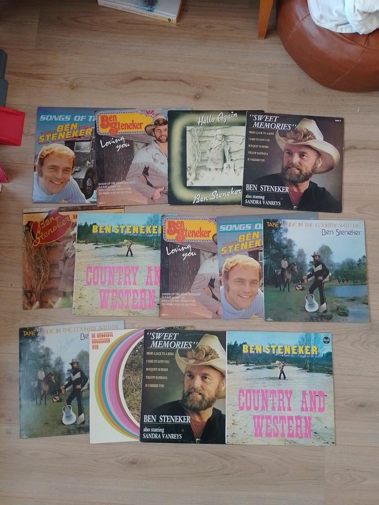 Vinyl 13 albums van Ben Steneker te koop, Ophalen of Verzenden, Zo goed als nieuw, 12 inch