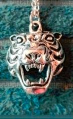 Ketting panter, Verzenden, Nieuw, Zilver, Met hanger